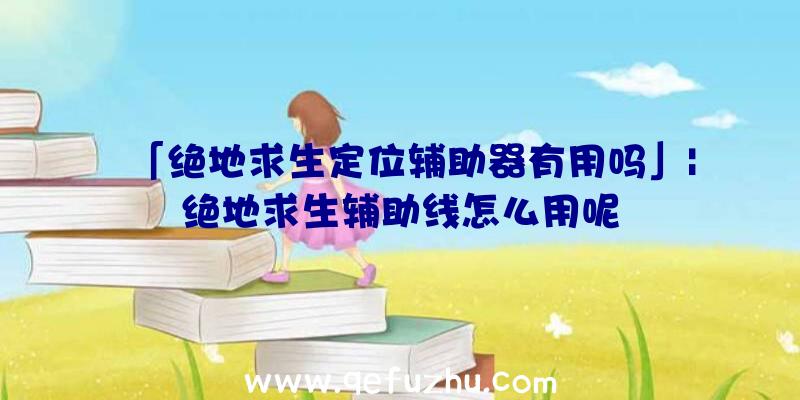 「绝地求生定位辅助器有用吗」|绝地求生辅助线怎么用呢